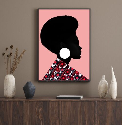 Affiche Poster - Wax Pop Art Afro