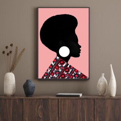 Affiche Poster - Wax Pop Art Afro