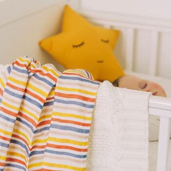 Couverture pour bébé en tricot - Blanche-Neige 4