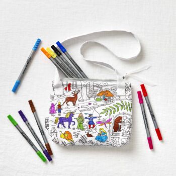 Color In Fairytale Crossbody Bag Cadeau durable pour enfants 3