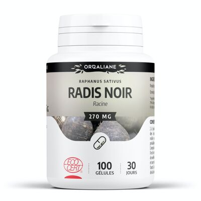 Organic black radish - 270 mg - 100 capsules