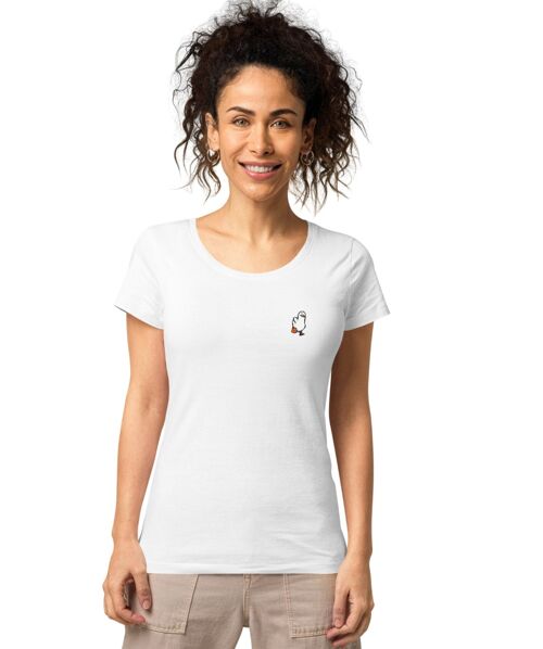 T-shirt Penguin da donna basica in tessuto organico