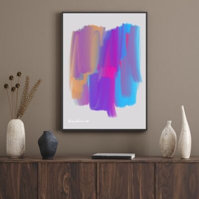 Cartel Cartel - Abstracto Multicolor