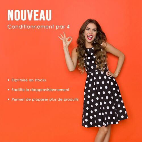 Nouveau conditionnement par 4