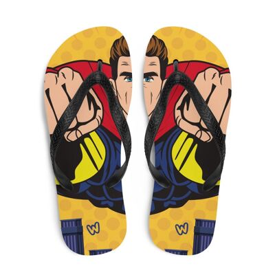 Superhero Flip Flops