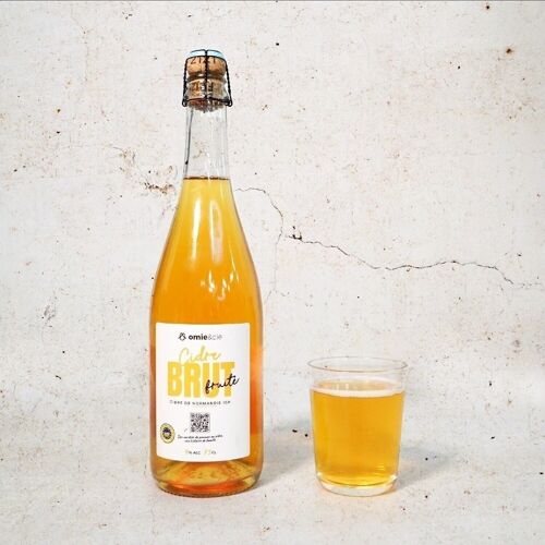 DESTOCKAGE - Cidre brut fruité - 75 cl