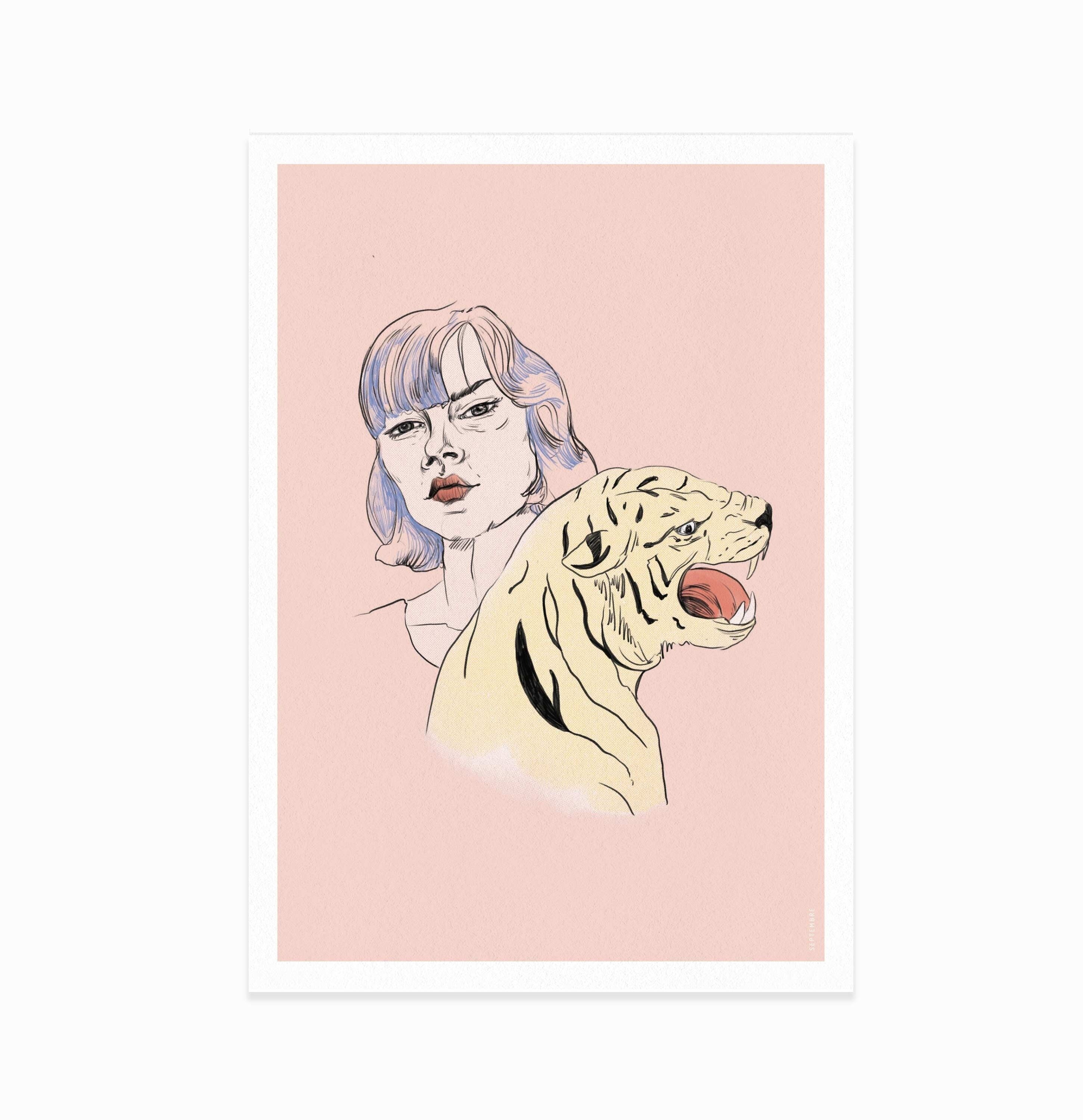 Poster La ragazza e la tigre