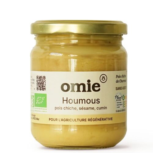 Houmous bio - pois chiche de Charente - 180 g