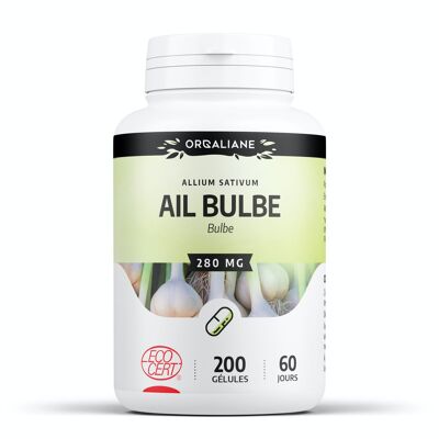 Aglio biologico - 280 mg - 200 capsule