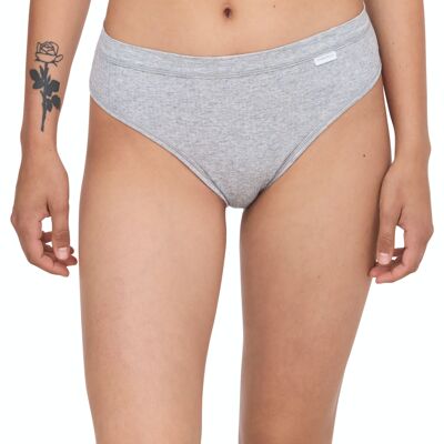 SLIP COTTON COMFORT MIXED GREY