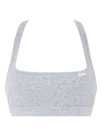 BRALETTE COTTON COMFORT MIXED GREY 4