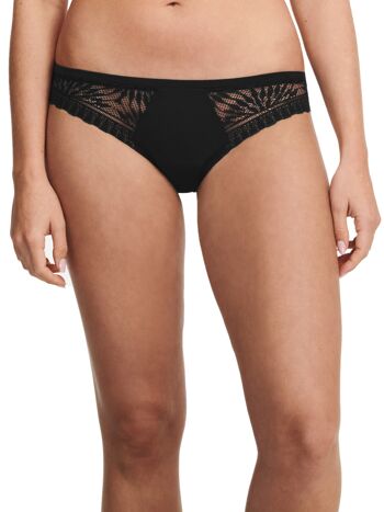 SLIP MENSTRUEL FLUX LEGER EXTRA LACE NOIR 1