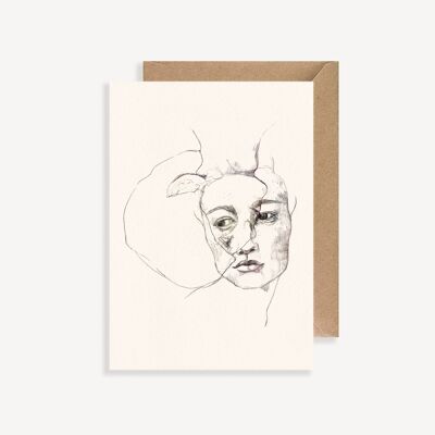Illustrated postcard - with envelope - Dorian