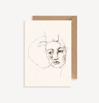 Carte postale illustrée - avec enveloppe - Dorian 1
