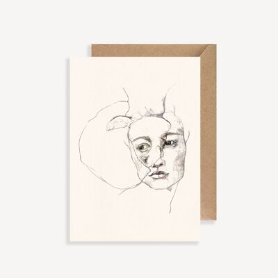 Carte postale illustrée - avec enveloppe - Dorian