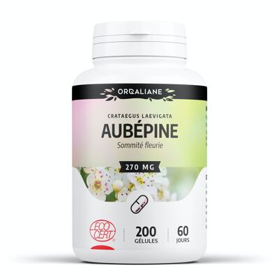 Aubépine Bio - 270 mg - 200 gélules