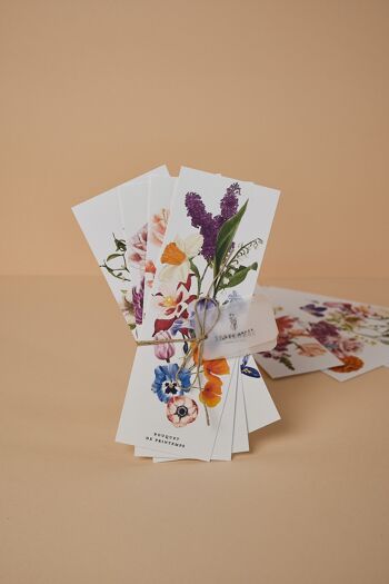 La marque-pages des fleurs de saisons 2