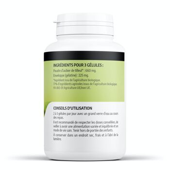 Aubier de Tilleul Bio - 220 mg - 200 gélules 3