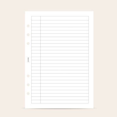 Inserisci pagine note - tabella