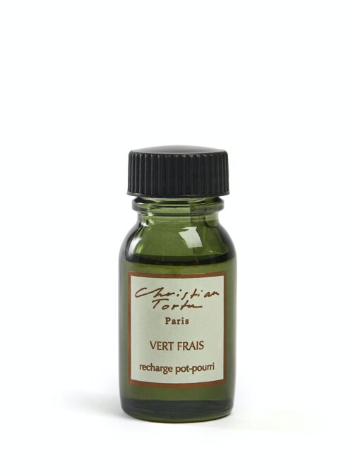 RECHARGE POT-POURRI VERT FRAIS CHRISTIAN TORTU - 15ml