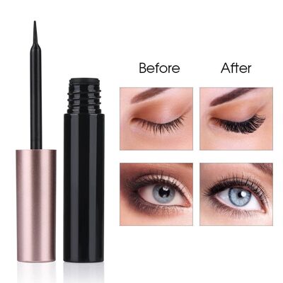 Paar magnetische künstliche Wimpern mit natürlicher Wirkung + Eyeliner