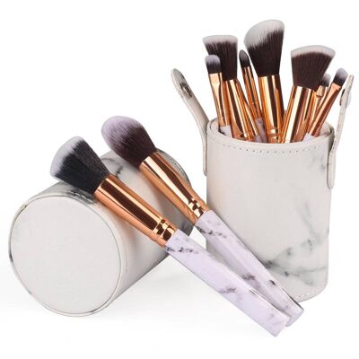 Set of 10 Makeup Brushes