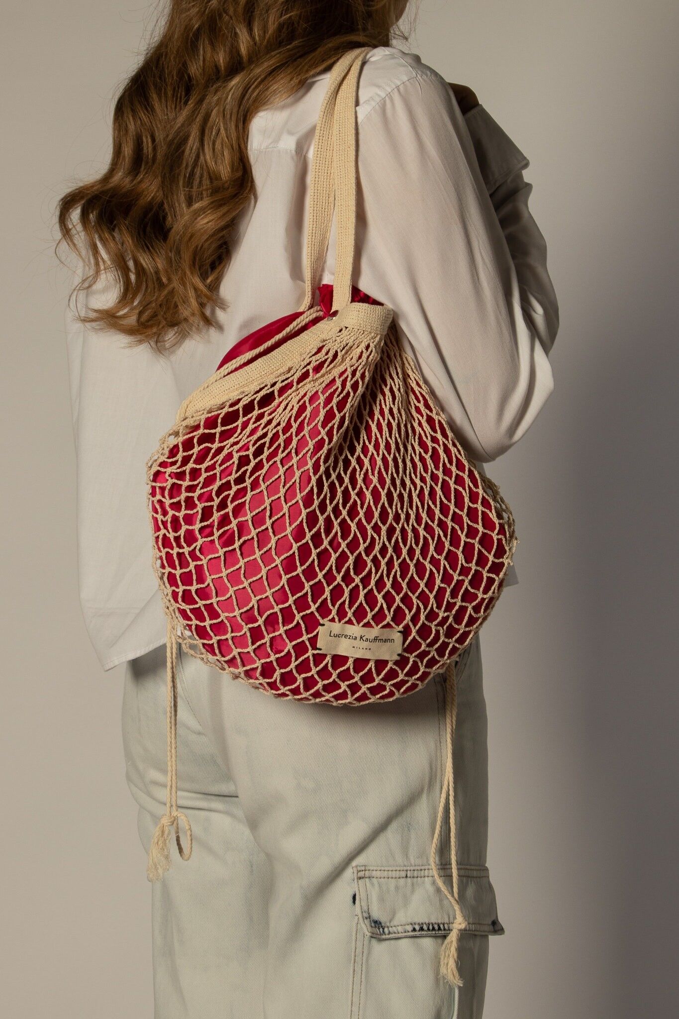 NEUE Netztasche-LKnude Bright Rose