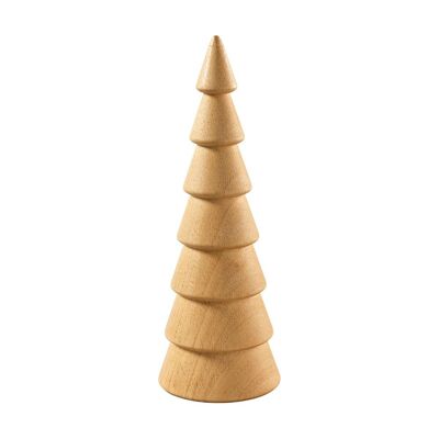 Decorative wooden tree H 27.5 cm - Christmas decoration