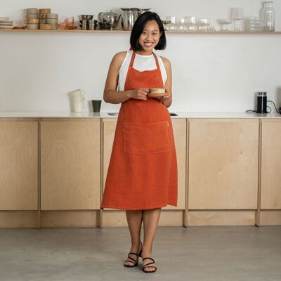 Linen Bib Apron One Size