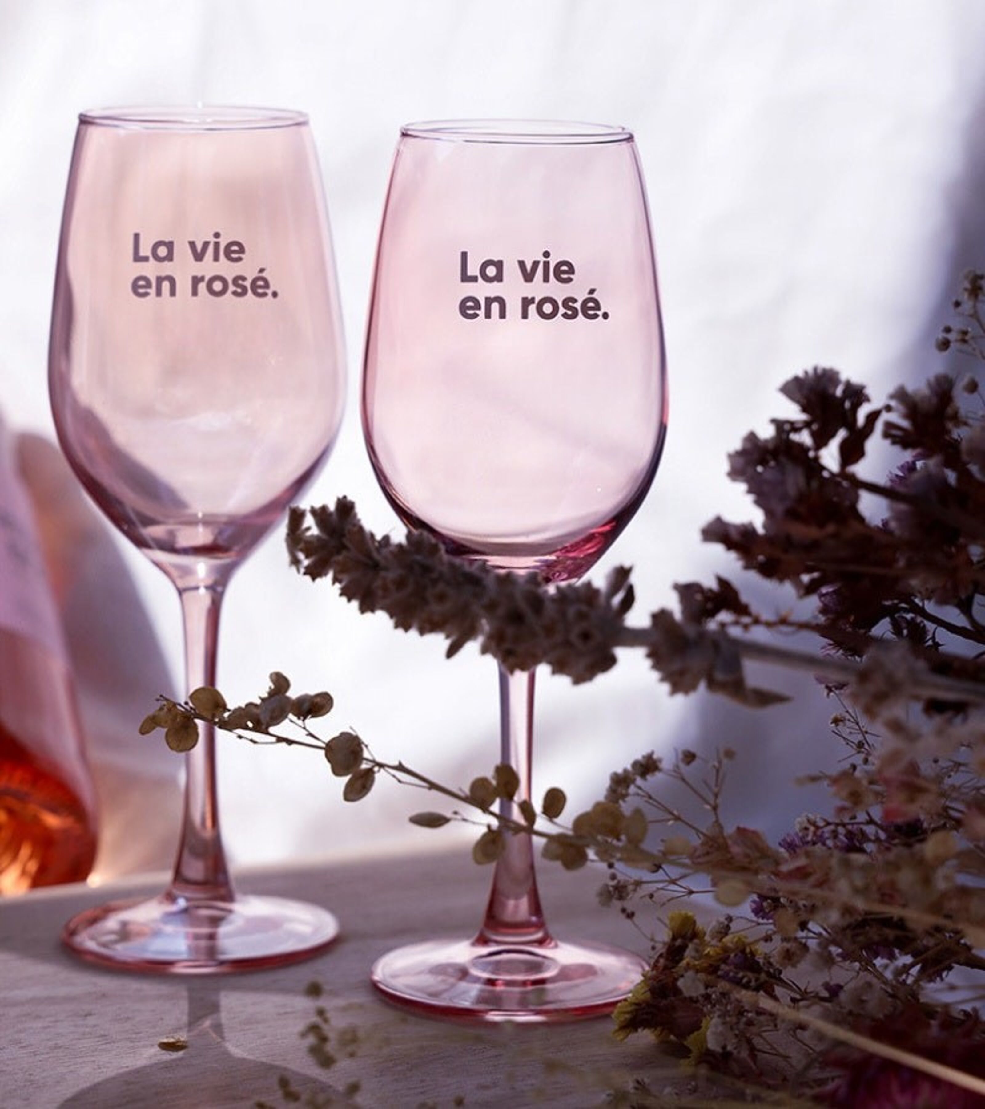 Coffret de deux verres à vin Saoul mate – L'avant gardiste