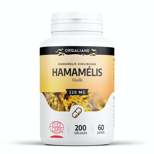 Hamamélis Bio - 220 mg - 200 gélules