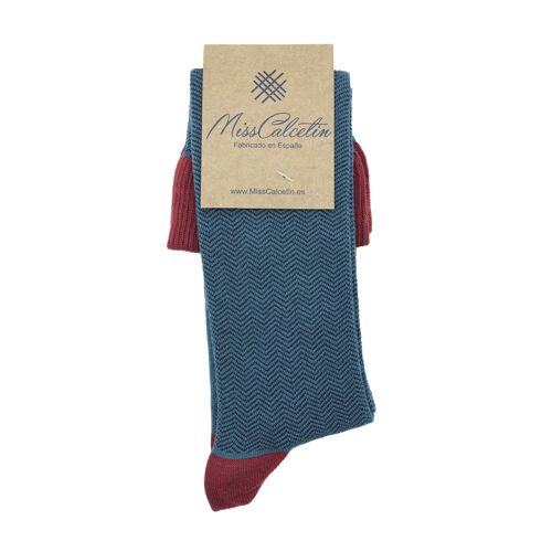 MissCalcetin Caña Alta Espiga Gas-Lava
