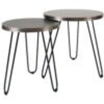 Salontafel Palma – Set van 2 – Nickel 1