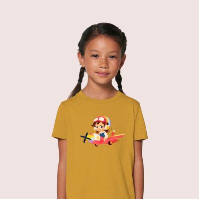 T-shirt enfant en coton bio "Love to fly"