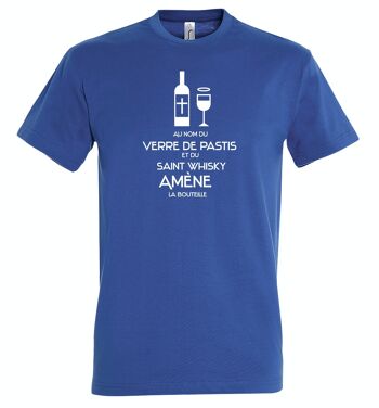 T-SHIRT humoristique Au nom du verre de pastis 4