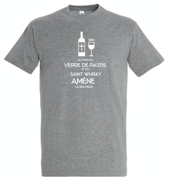 T-SHIRT humoristique Au nom du verre de pastis 5