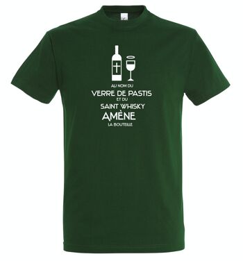 T-SHIRT humoristique Au nom du verre de pastis 6