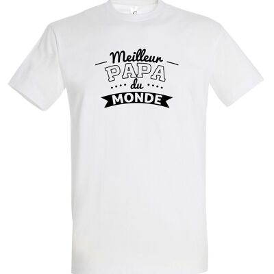 T-SHIRT papà migliore del mondo divertente