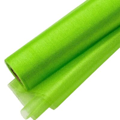 Snow organza 23.5cm x 10m - Tea Green