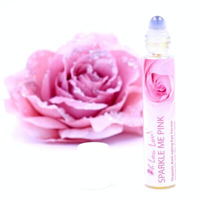 100% NATURAL ORGANIC ANTI-AGING EYE SERUM "SPARKLE ME PINK"