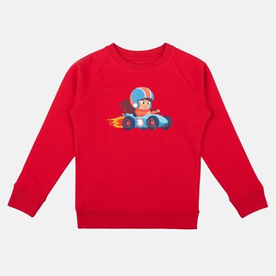 Children's sweater made from organic cotton "Speed Addiction"