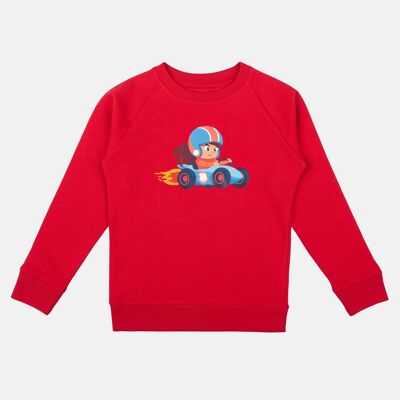 Pull enfant en coton bio "Speed Addiction"