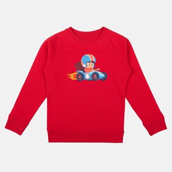 Pull enfant en coton bio "Speed Addiction" 1