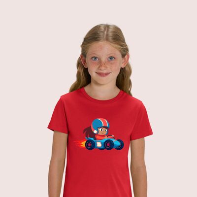 T-shirt in cotone biologico per bambini "Speed Addiction"