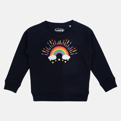 Children's sweatshirt made of organic cotton "Colorful like a rainbow"