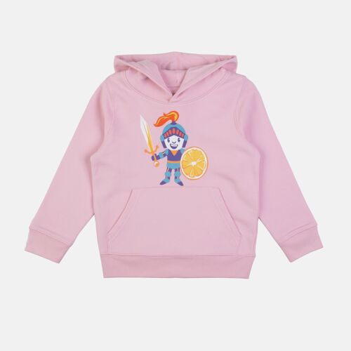 Kinder-Hoodie aus Biobaumwolle "Der Ritter vom Obst"