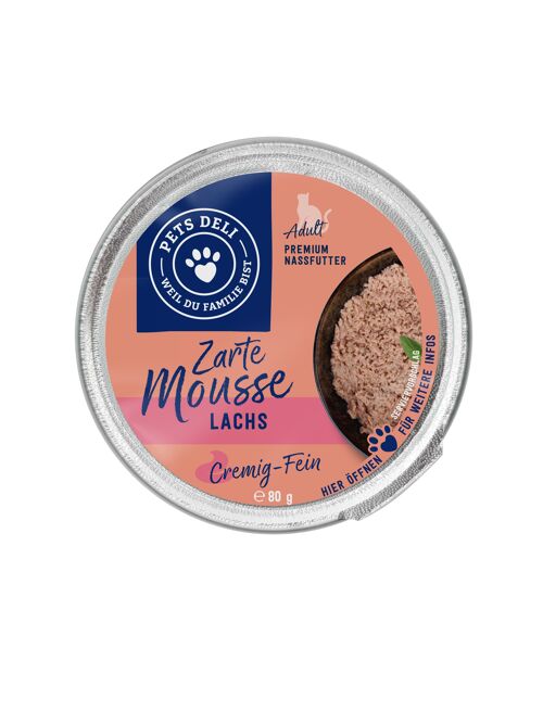 Nassfutter Mousse Lachs - 80g