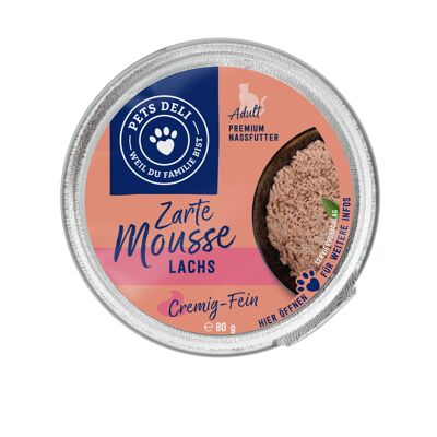 Nassfutter Mousse Lachs - 80g