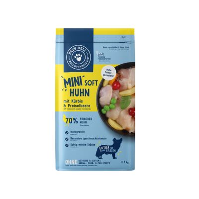 Trockenfutter MINI Soft Huhn - 2kg