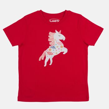 T-shirt enfant en coton bio "Des licornes pour tous" 1